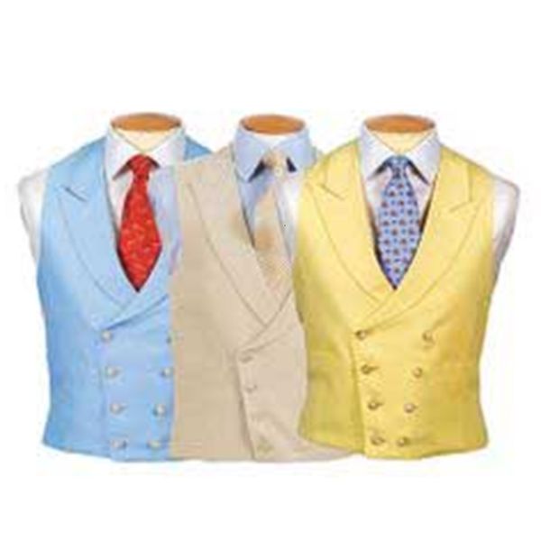 

men's suits & blazers black vest double breasted peaked lapel waistcoat for tailored grey slim fit man wedding prom suit vests top, White;black