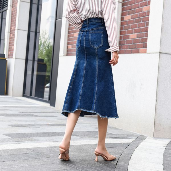 

skirts stylingly denim women's skirts sweet blue the line goes out more fashion stylish streetwear office dapper work skirt m18g, Black
