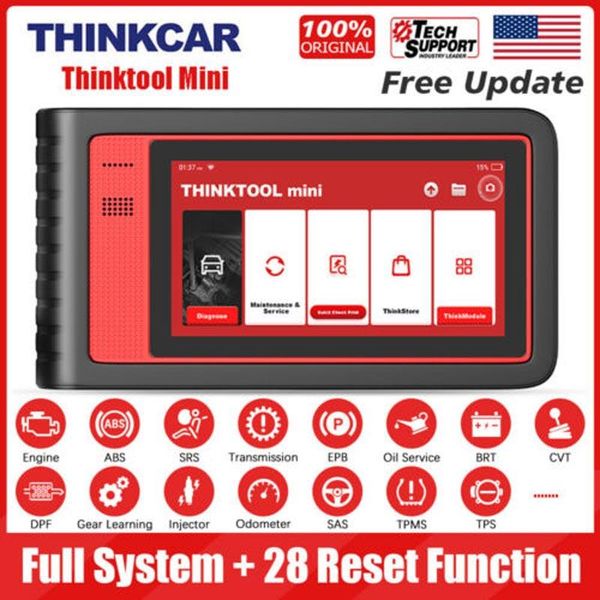 

thinkcar thinktool mini obd2 automotive scanner update 28 special function dpf immo oil diagnostic tool pk crp909x tools