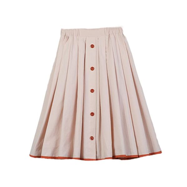 

summer girls clothing kids cotton retro skirt teenager patchwork button cute baby skirt, #8695 skirts