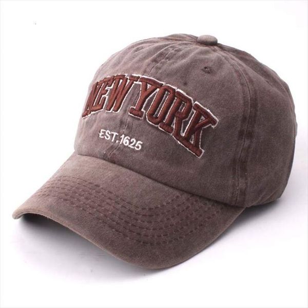 

100% Cotton Adult Baseball Cap Washed Dad Hats For Men 3d Embroidery Grey Orange Brown Navy Khaki Size 58cm, Blue;gray