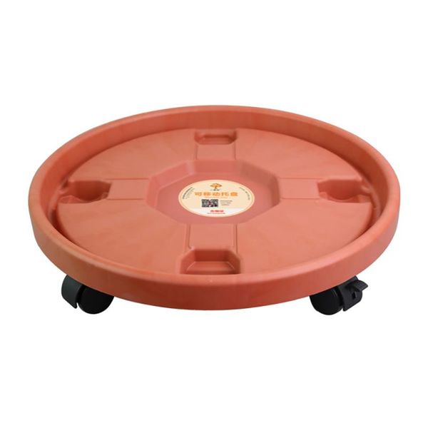 

planters & pots universal wheel tray flower pot base stand movable holder round garden plastic vase with rollers removable caster wheels pal