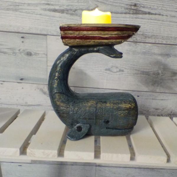 

candle holders whale and ship nautical ocean theme decor holder for table wallsimple wedding bar party living room home decoration