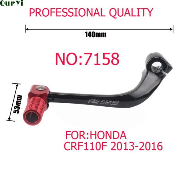

parts cnc aluminum billet gear shifter shift lever for crf110f 2013 2014 2021 motocross enduro dirt bike