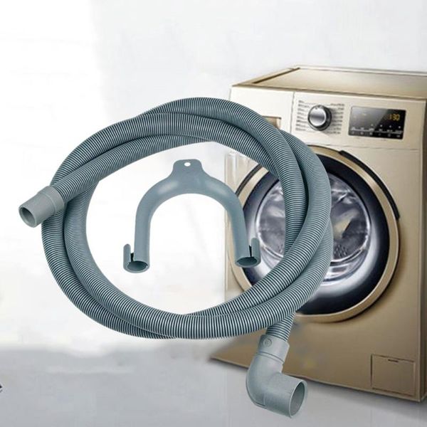 

2metre extra long drain hose waste pipe for washing machine dishwasher bathroom accessories watering equipments