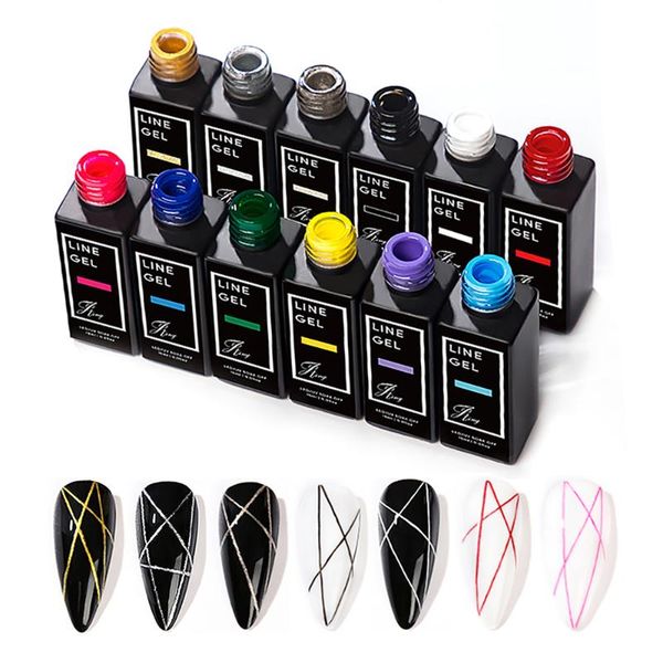 

nail gel 12ml art soak off uv led polish 12 colors painting manicure tools diy drawing decoration varnishes salon, Red;pink