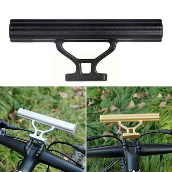 

bike handlebars &components 15cm aluminum alloy bicycle handlebar extender mountain holder bar light bracket lamp front handle p2