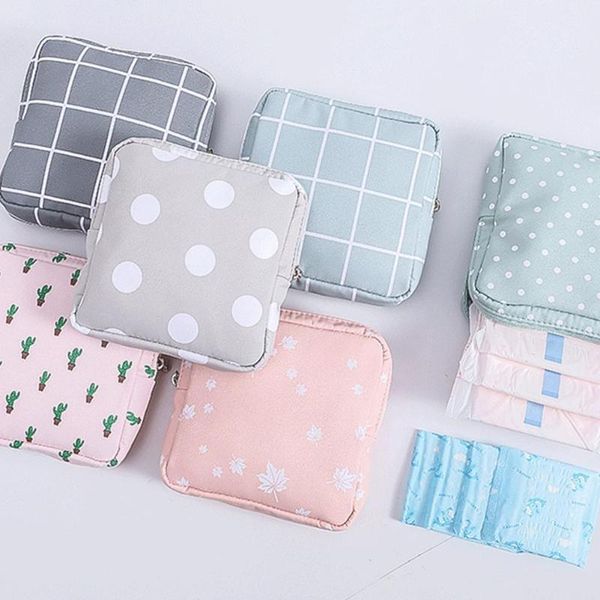 

storage bags fashion women small cosmetic travel mini sanitary napkins make up coin money card lipstick pouch purse tools