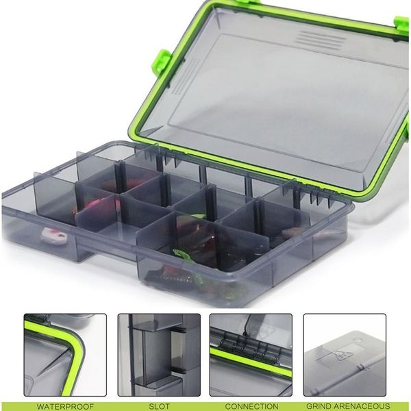 

transparent road bait box storage fishing toolbox accessories gear