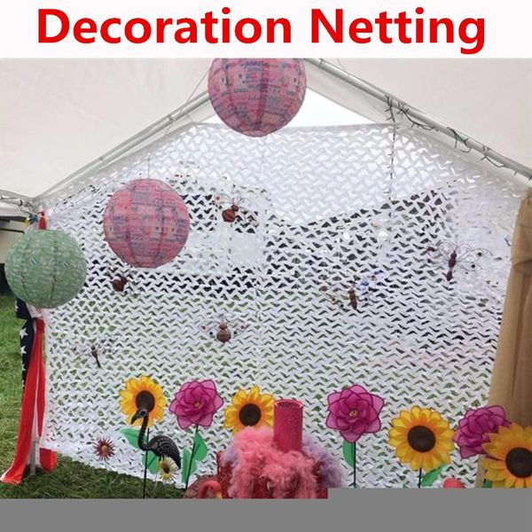 

white camouflage netting durable for sunshade party decoration hunting blind shooting camping pography mesh tents and shelters