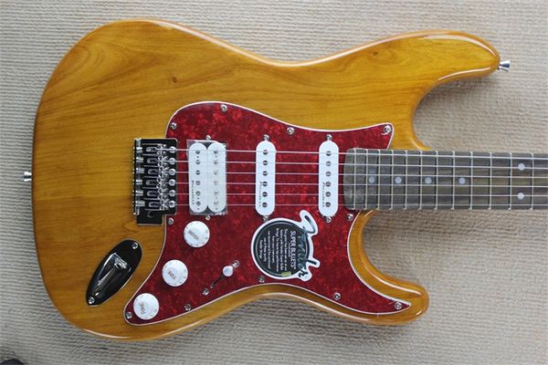 

6 strings cherry sunburst electric guitar,maple fretboard