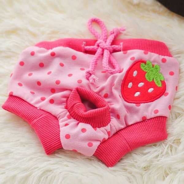

dog apparel reusable female pet nappy pants cute cartoon menstrual sanitary diaper
