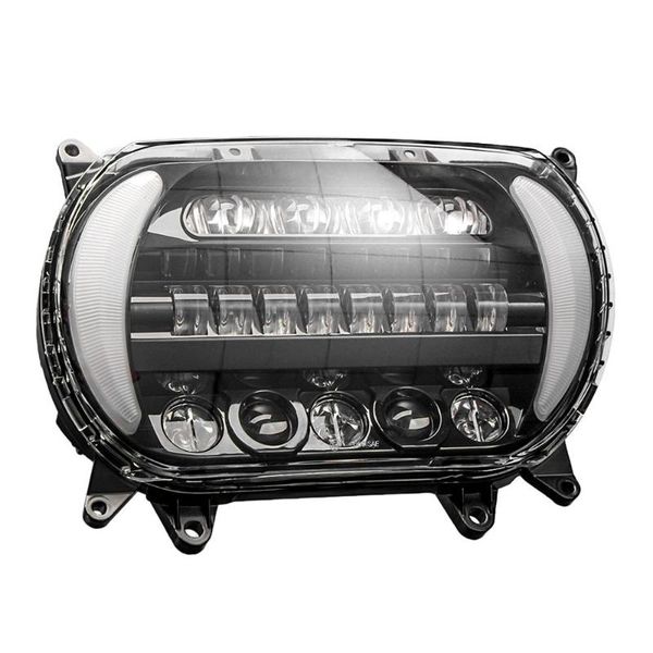 

working light 1 piece headlamp for 2021 dual led headlight projector kit road glide fltru