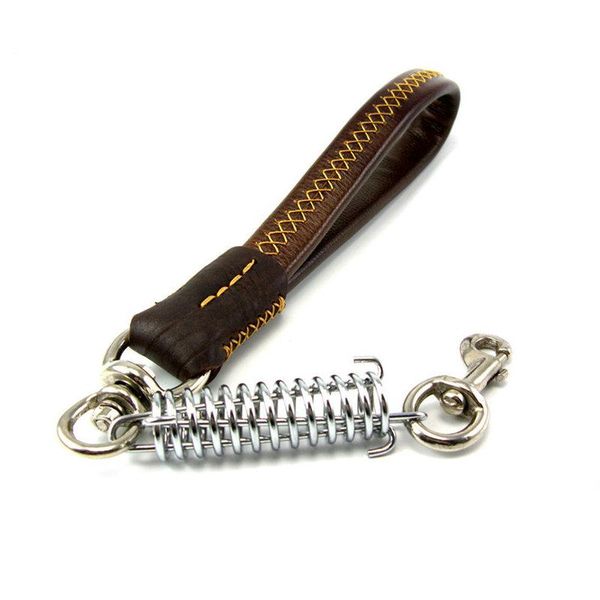 

dog collars & leashes big chains cow leather short collar pulling rope traction training walk for medium large