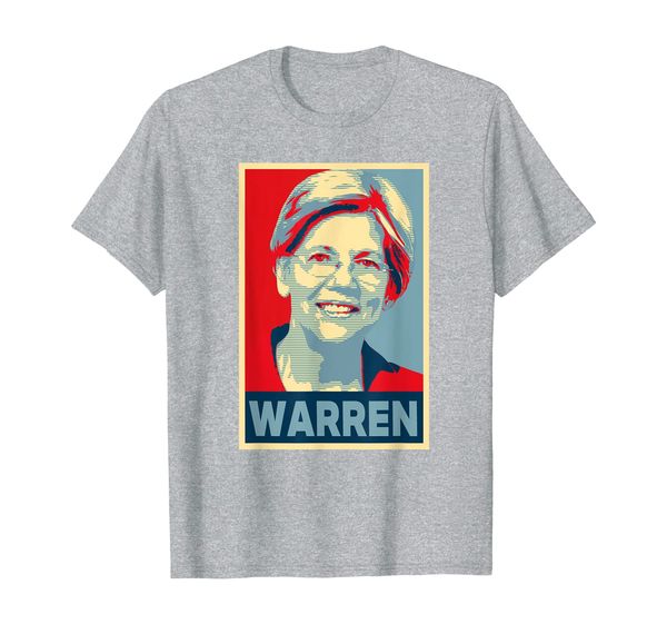

elizabeth warren president election 2020 hope gift t-shirt, White;black