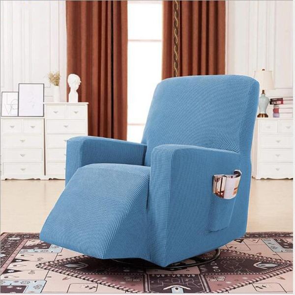 

single reclining chair cover stretch living room furniture slip resistant thicken american style protector covers