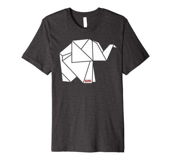 

origami bama t-shirt, White;black