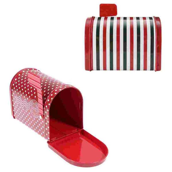 

christmas decorations 2pcs theme candy boxes creative gift packaging mailbox cases