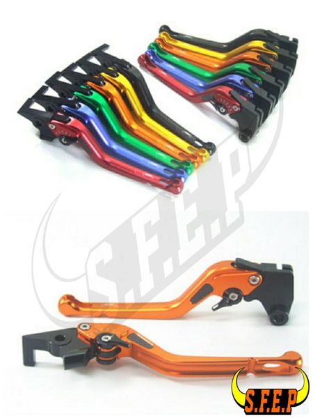 

motorcycle brakes 3d long cnc adjustable brake and clutch levers with carbon fiber inlay for aprilia shiver / gt 2007-2021