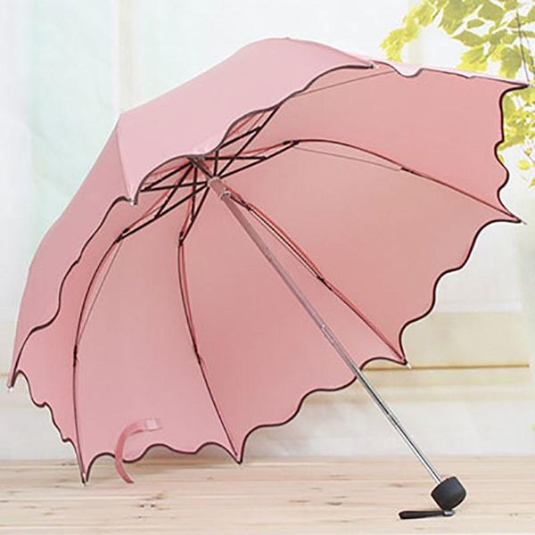 

umbrellas for women rain umbrella 100% waterproof polyester paraguas parasol 4 folding female 92cm outdoor travel