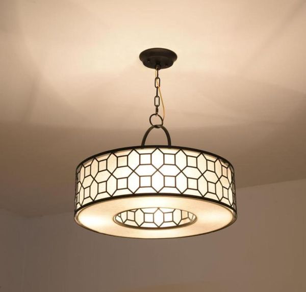 

europe lustre modern chandelier light fabric black gold shade bedroom suspendsion fixture dining hanging luminaria chandeliers