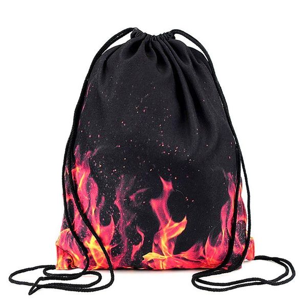 

backpack cute 3d printed drawstring bag school swimming travel adults kids sports bags for teenage girls 2021