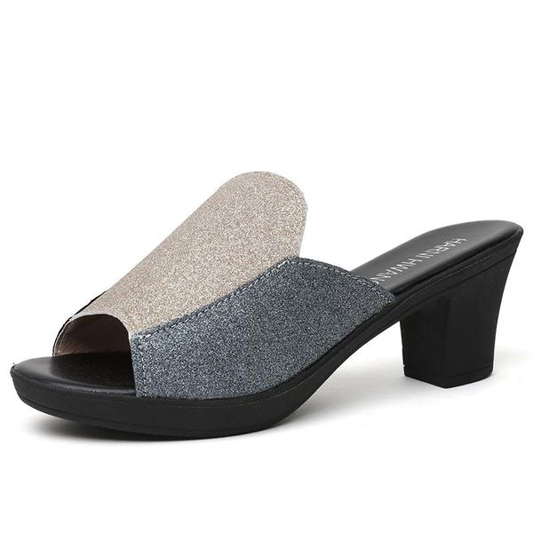 

sandals women's high heels women slippers ladies shoes and woman boots, Black