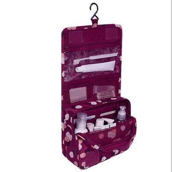 

duffel bags travel wash bag collapsible oxford waterproof portable tote zipper pouch mesh storage package make up thicker ver