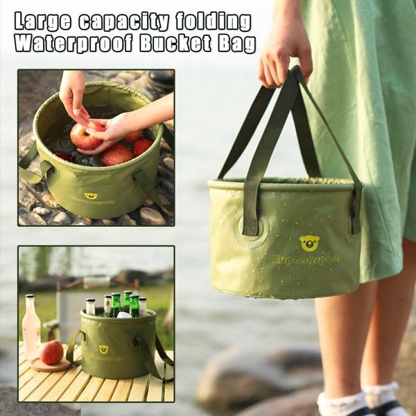

storage bags clothing laundry basket bag folding large capacity clothes children toy bucket waterproof #4