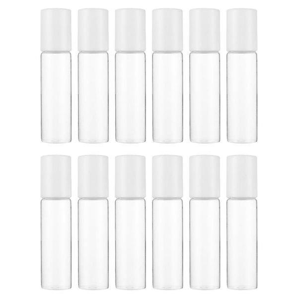 

storage bottles & jars 12pcs subpackage containers refillable empty roll-on for tour