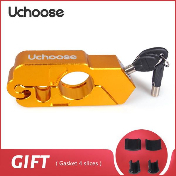 

theft protection motorcycle handlebar lock cnc locks security handset brake lever disc locking fit scooter atv anti-theft motor