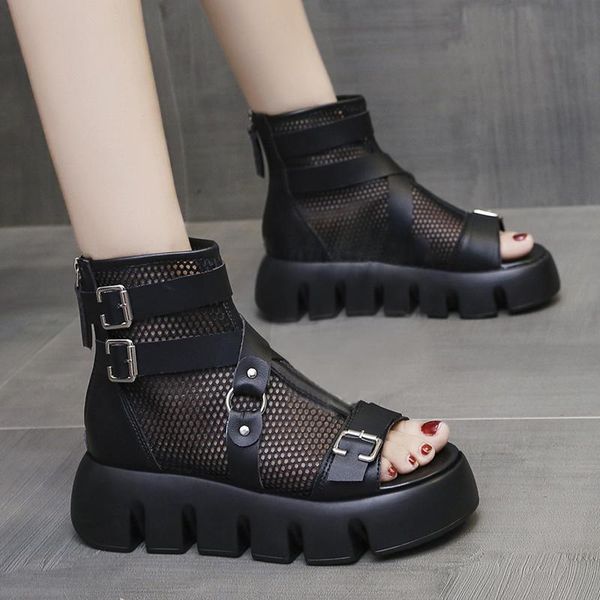 

boots shoes boots-women flat heel luxury designer lolita mid-calf 2021 rubber fashion mid calf rock elegant med ladies, Black