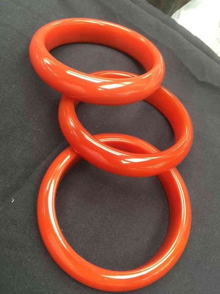 

chinese style products baoshan tile southwest red agate carved jade bracelet female jewelry diy