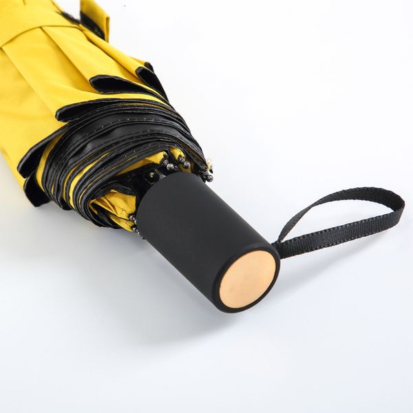 

black gum gift three fold little fresh lady net red umbrella, sunshade, uv protection and sunscreen