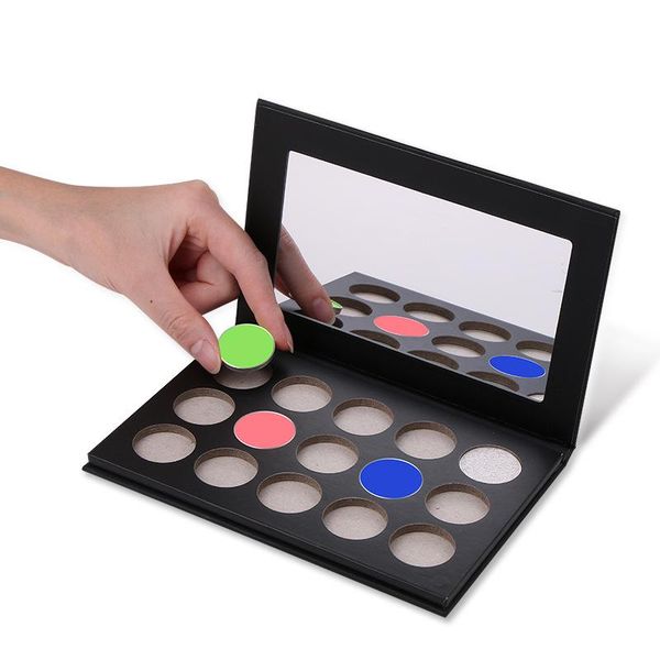 

eye shadow diy 15 colors high pigment private label cosmetics makeup eyeshadow palette