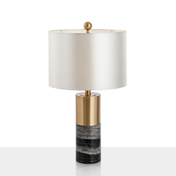 

table lamps marble lamp modern light reading lighting living room fancy el