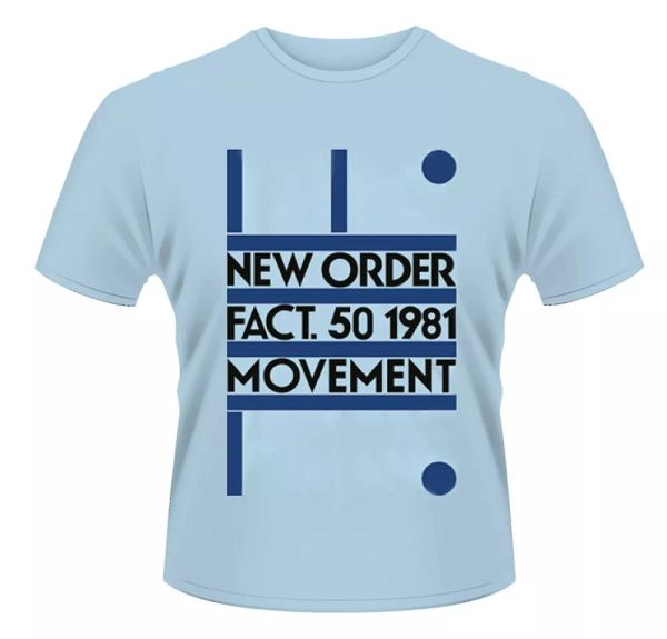 

new order movement official blue t-shirt men unisex, White;black
