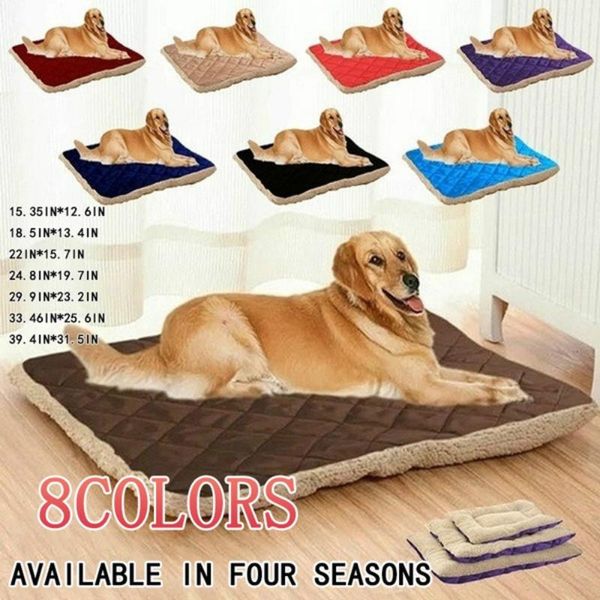 

kennels & pens pet dog bed sofa kennel soft warm cat mat dogs cushion supplies plush