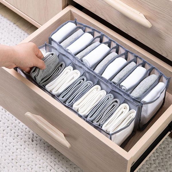 

storage drawers home underwear box with compartments socks bra underpants organizer divider