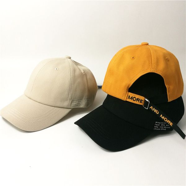 

hat men's fashion baseball soft casual hip hop cap versatile sunshade women's summer sun hat, Black;white