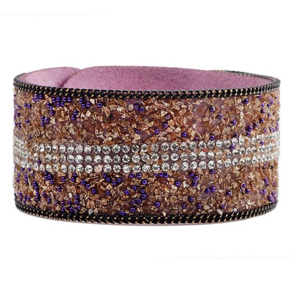 

tennis ssle fashion 6 colors women wrap bracelets slake leather with crystals stone couple jewelry pulseira feminina, Golden;silver
