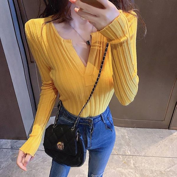 

fashion girl summer knitted jacket slim short pullover women sleeve v-neck blouse women's sweaters, White;black