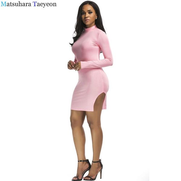 

women autumn dress long sleeve female tunic o neck elegant party bodysuit mini women's dresses casual, Black;gray