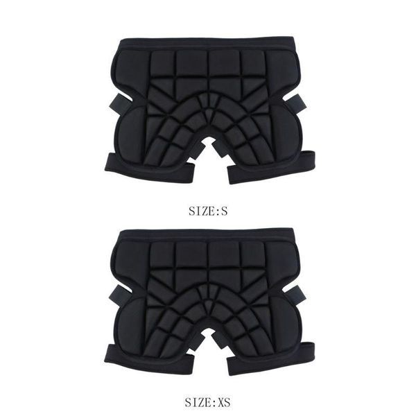 

kid hip protector padded bupad shorts ski skate snowboard activity eva paded short pants gear guard impact protect q84c elbow & knee pads, Black;gray