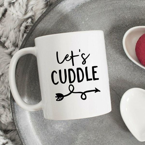 

mugs lets cuddle mug for boyfriend girlfriend romantic gift 11oz 15oz ceramic coffee cup