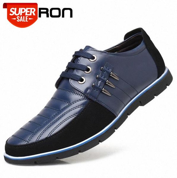 

big size 37-48 leather casual shoes autumn loafers men italian shoe genuine footwear summer breathable flats zapatos #1y5j