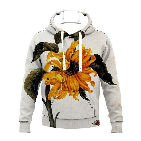 

men's hoodies & sweatshirts sunflower lounge wear vintage fashion hoodie men harajuku casual pullover 3d print zipper/hoodie/sweatshirt, Black