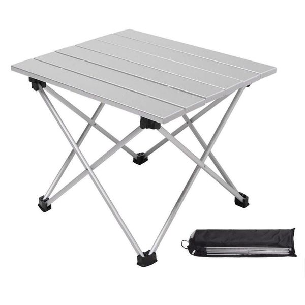 

outdoor ultra light aluminum alloy folding table portable picnic camping barbecue stall camp furniture