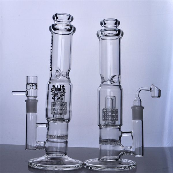 12,6-Zoll-Shisha-Bubbler im Reifenstil Glas-Wasserpfeifen-Matrix-Perc-Öl-Dab-Rigs zum Rauchen