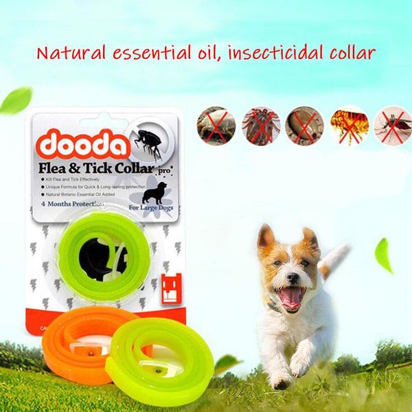 

dog collars & leashes pet collar gift flea killer cat against anti tick quick kill remove protect repel rubber necklace